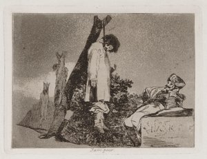 Heller ikke (Ikke [i dette tilfælde]) Plade 36 fra The Disasters of War af Francisco de Goya