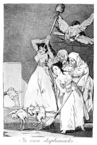 Der går de, plukket, 1799 af Francisco de Goya