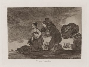 And This Too, Plade 45 fra The Disasters of War af Francisco de Goya