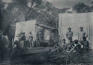 Guaranys besøger en lejr, 1895
