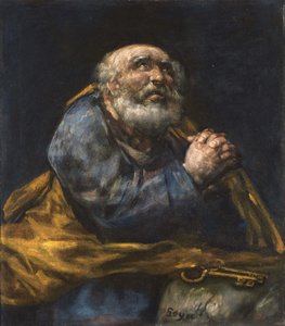 Den angrende St. Peter af Francisco de Goya