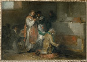 Le mariage inegal - det umage par ... af Francisco Jose de (circle of) Goya y Lucientes