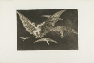 A Way of Flying, fra Disparates, udgivet som plade 13 i Los Proverbios (Ordsprog) af Francisco Jose de Goya y Lucientes