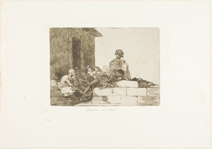 Appeller er forgæves, plade 54 fra The Disasters of War af Francisco Jose de Goya y Lucientes