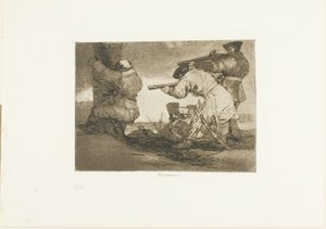 Barbarians!, plade 38 fra The Disasters of War af Francisco Jose de Goya y Lucientes