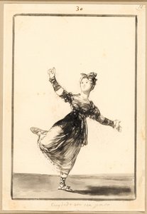 Vær forsigtig med det trin! af Francisco Jose de Goya y Lucientes