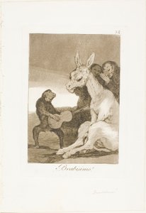 Bravo!, tallerken 38 fra Los Caprichos af Francisco Jose de Goya y Lucientes