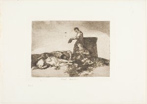 Grusom fortælling om ve!, plade 48 fra The Disasters of War af Francisco Jose de Goya y Lucientes