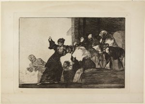 Disparate pobre (Fattig dårskab eller To hoveder er bedre end ét), tavle 11 fra serien Los Disparates (Dårskaberne) af Francisco Jose de Goya y Lucientes