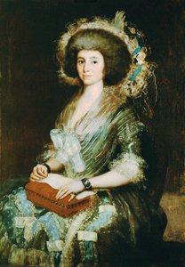 Dona Isabel Lobos de Porcel (olie på lærred) af Francisco Jose de Goya y Lucientes