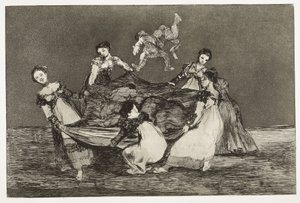 GOYA Y LUCIENES, Francisco de (1746-1828). Ordsprog. Kvindelig gåde. 1815-1824. (24