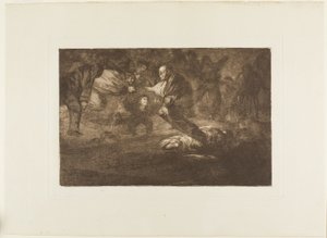Gud skaber dem, og de slutter sig sammen, plade 18 fra Los Proverbios af Francisco Jose de Goya y Lucientes