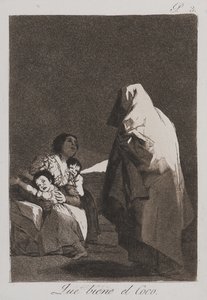 Here Comes the Bogey-Man af Francisco de Goya