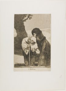 Hush, tallerken 28 fra Los Caprichos af Francisco Jose de Goya y Lucientes