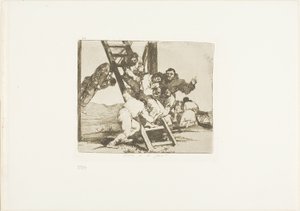 Det er et hårdt skridt!, planche 14 fra Krigens katastrofer af Francisco Jose de Goya y Lucientes