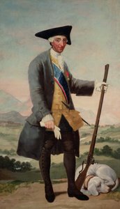 Kong Karl III (1716-88) som jæger af Francisco de Goya