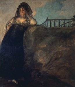 leocadia af Francisco Jose de Goya y Lucientes