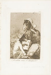 Kan eleven ikke vide mere?, plade 37 fra Los Caprichos af Francisco Jose de Goya y Lucientes