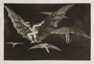 Modo de volar (En måde at flyve på) af Francisco Jose de Goya y Lucientes