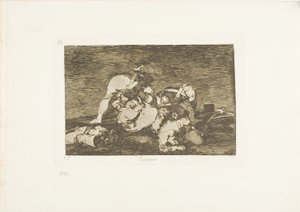 Heller ikke disse, plade ti fra The Disasters of War af Francisco Jose de Goya y Lucientes