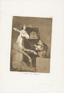 Hverken mere eller mindre, tallerken 41 fra Los Caprichos af Francisco Jose de Goya y Lucientes