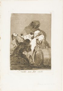 Ingen har set os, tallerken 79 fra Los Caprichos af Francisco Jose de Goya y Lucientes