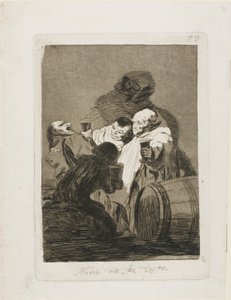 Ingen har set os, tallerken 79 fra Los Caprichos af Francisco Jose de Goya y Lucientes
