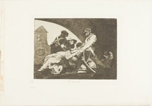 Heller ikke disse, plade elleve fra The Disasters of War af Francisco Jose de Goya y Lucientes