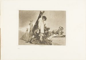 Ikke i dette tilfælde, plade 36 fra The Disasters of War af Francisco Jose de Goya y Lucientes