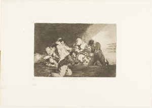 Man kan ikke se, plade 26 fra Krigens katastrofer af Francisco Jose de Goya y Lucientes