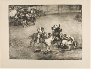Picador Fanget af en Tyr, fra The Bulls of Bordeaux