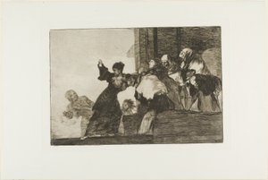 Stakkels Folly, tallerken elleve fra Los Proverbios af Francisco Jose de Goya y Lucientes