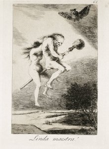 Smukke lærer. 1793-1799 (akvatinte) af Francisco Jose de Goya y Lucientes