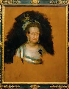 Dronning Maria Luisa af Spanien ... (maleri på lærred) af Francisco Jose de Goya y Lucientes