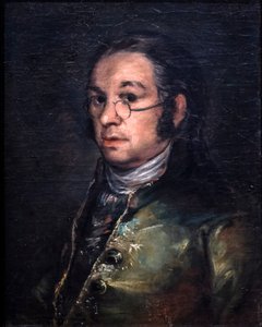 Selvportræt med briller, ca. 1800 (olie på lærred)