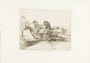 Det er det værste!, plade 74 fra The Disasters of War af Francisco Jose de Goya y Lucientes