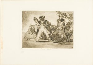 Det er hårdt!, planche 31 fra Krigens katastrofer af Francisco Jose de Goya y Lucientes