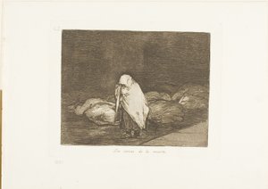 The Beds of Death, plade 62 fra The Disasters of War af Francisco Jose de Goya y Lucientes
