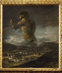 Kolossen ... (maleri på lærred) af Francisco Jose de Goya y Lucientes
