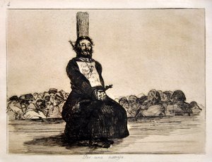 The Disasters of War: Por una Navaja (for en kniv)