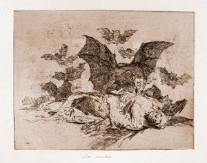 The Disasters of War: Resultaterne (ætsning fra forberedende tegning af Francisco de Goya