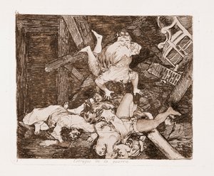 The Disasters of War: War damages (Gravering efter den forberedende tegning af Francisco de Goya