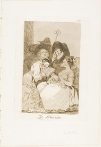 The Filiation, plade 57 fra Los Caprichos af Francisco Jose de Goya y Lucientes