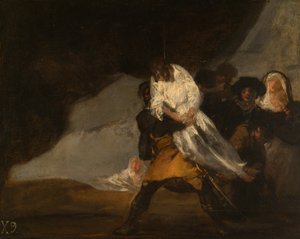 Den hængte munk af Francisco Jose de Goya y Lucientes