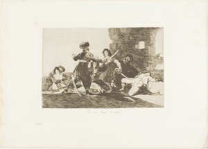 Der er ikke tid nu, plade 19 fra Krigens katastrofer af Francisco Jose de Goya y Lucientes