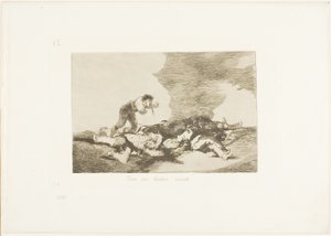 This is What You Were Born For, tallerken tolv fra The Disasters of War af Francisco Jose de Goya y Lucientes