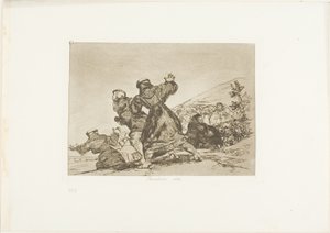 Også denne plade 43 fra The Disasters of War af Francisco Jose de Goya y Lucientes