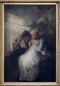 Tid, sagde Les Vieilles. Maleri af Francisco de Goya y Lucientes (1746-1828), olie på lærred, ca. 1808-1812, spansk kunst i begyndelsen af ​​det 19. århundrede. Lille Kunstmuseum. af Francisco de Goya