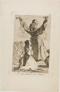 What a Tailor Can Do!, tallerken 52 fra Los Caprichos af Francisco Jose de Goya y Lucientes
