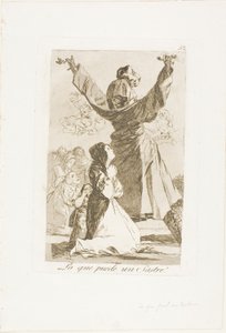 What a Tailor Can Do!, tallerken 52 fra Los Caprichos af Francisco Jose de Goya y Lucientes